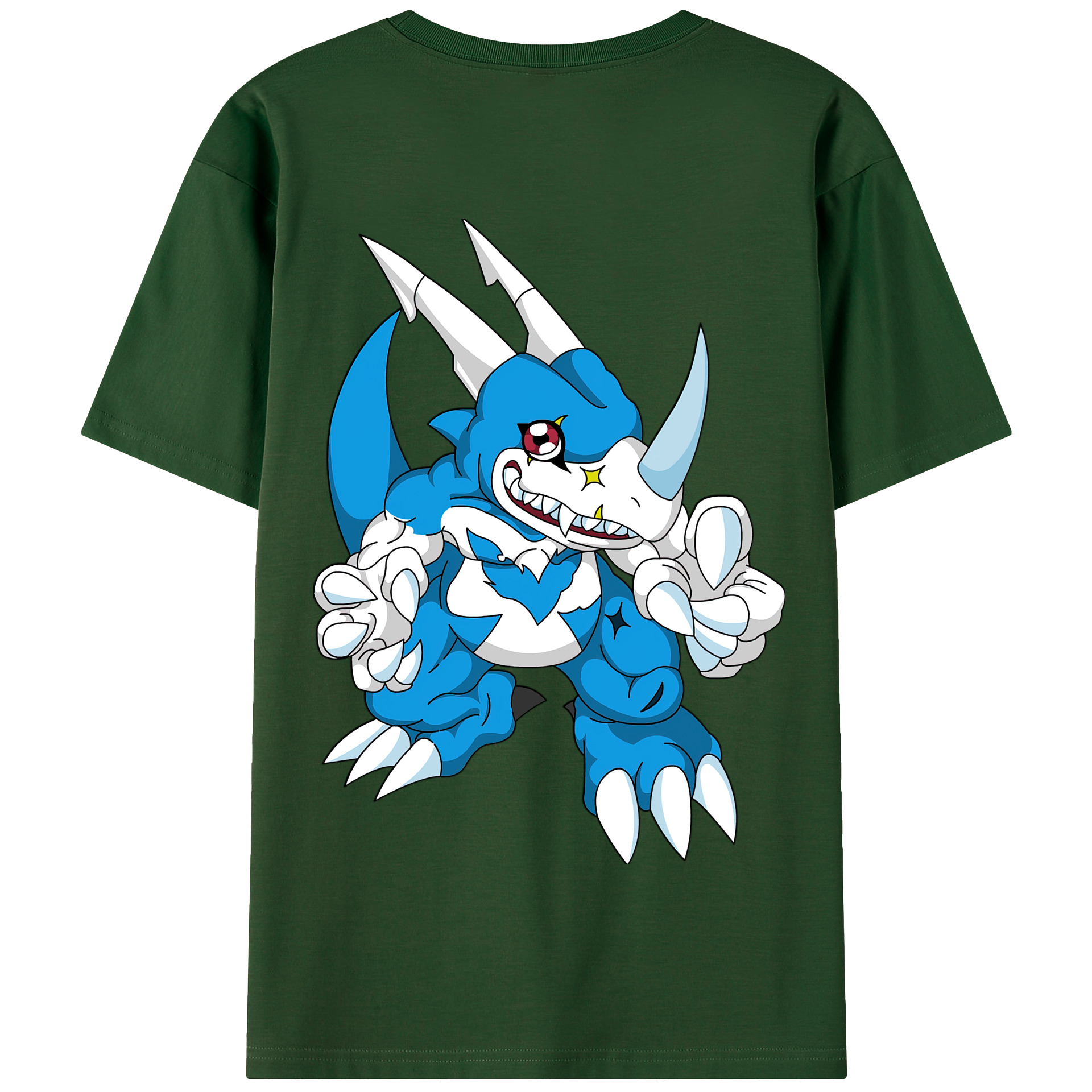 （画像用） Digimon デジタルモンスター/デジモン 綿100％半袖Tシャツ（背面プリント）